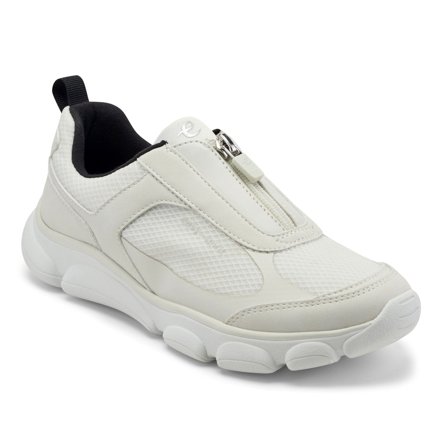 Easy Spirit Nari Zip Up Sneakers - Ivory