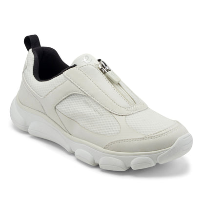 Easy Spirit Nari Zip Up Sneakers - Ivory