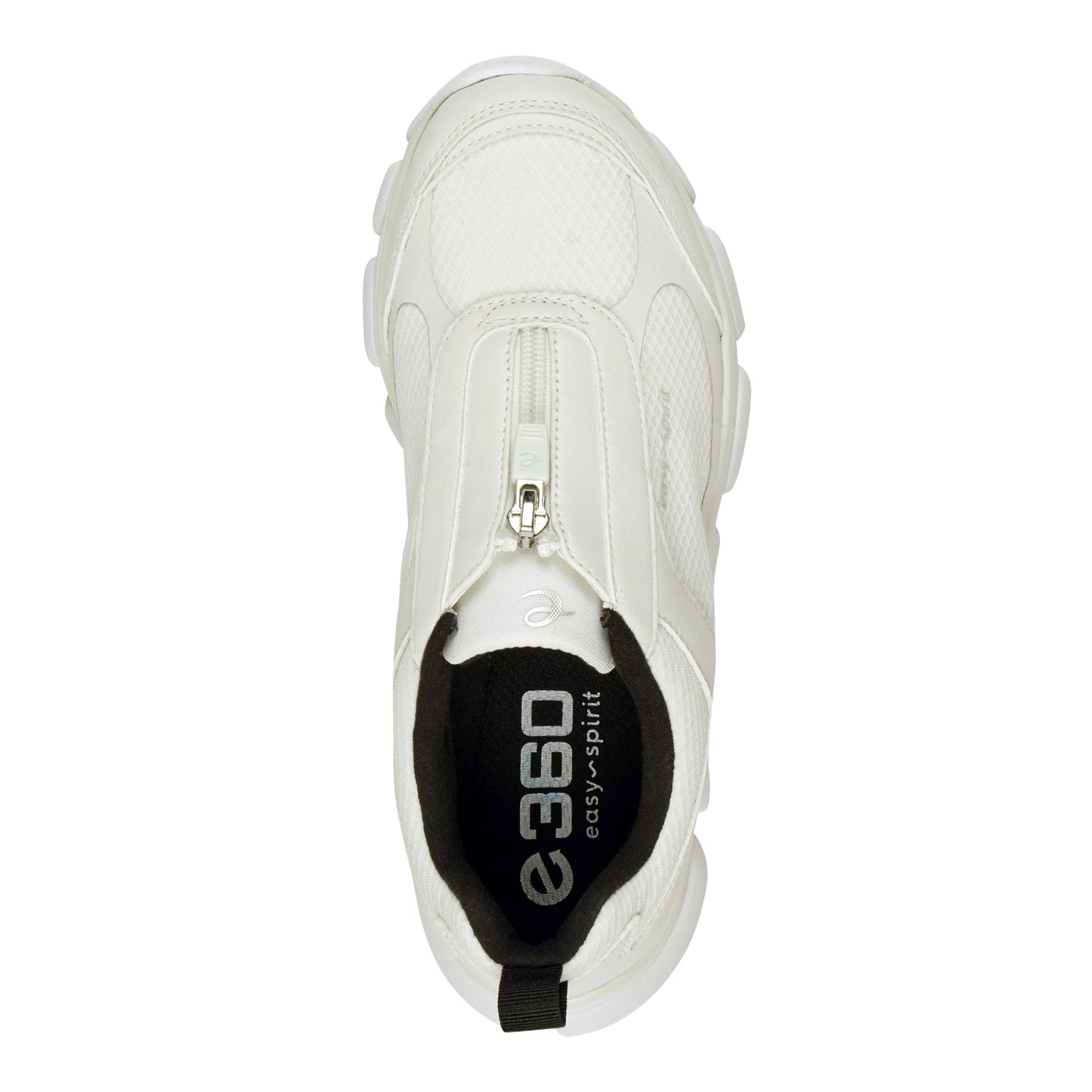 Easy Spirit Nari Zip Up Sneakers - Ivory