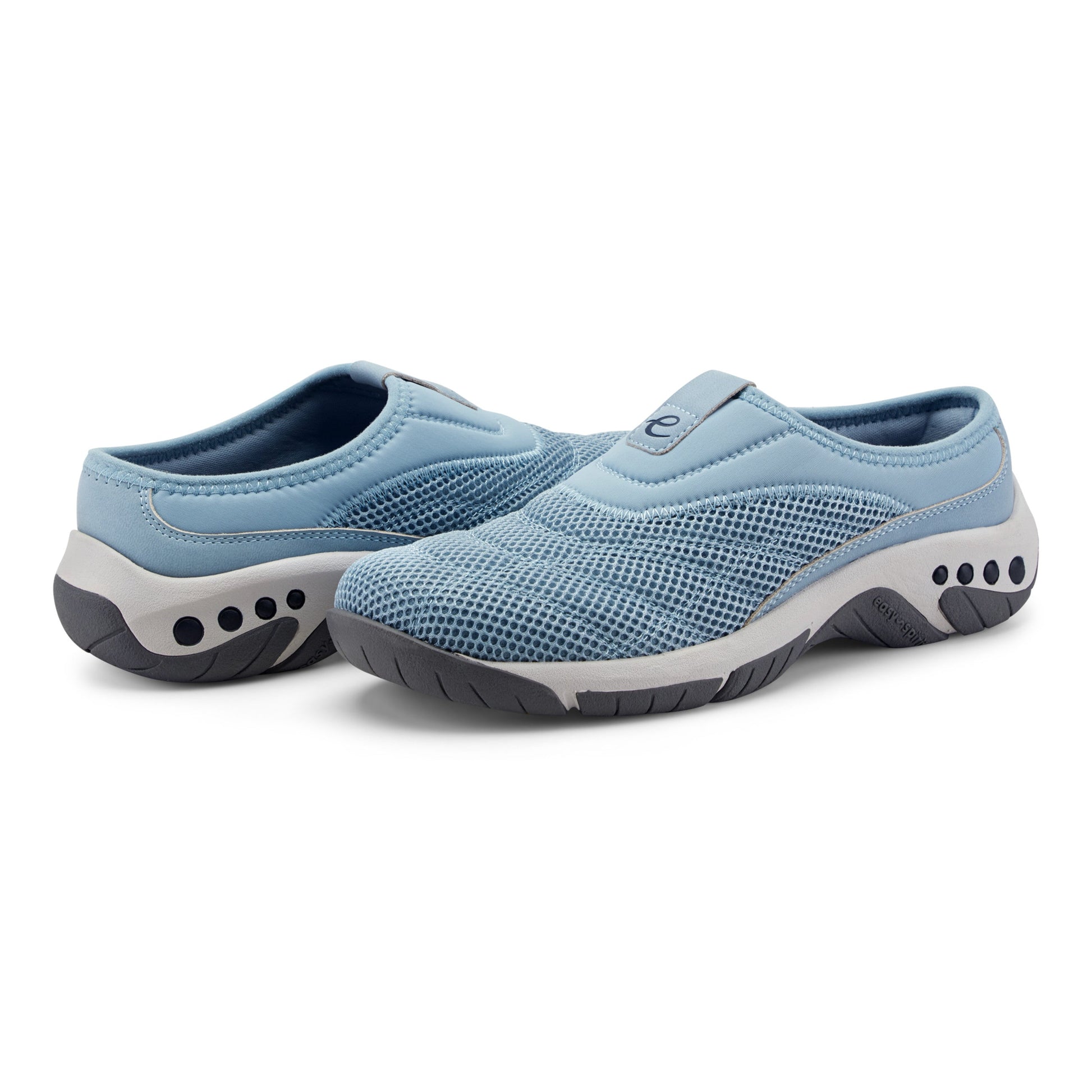 Easy Spirit Weston Mesh Clogs - Light Blue