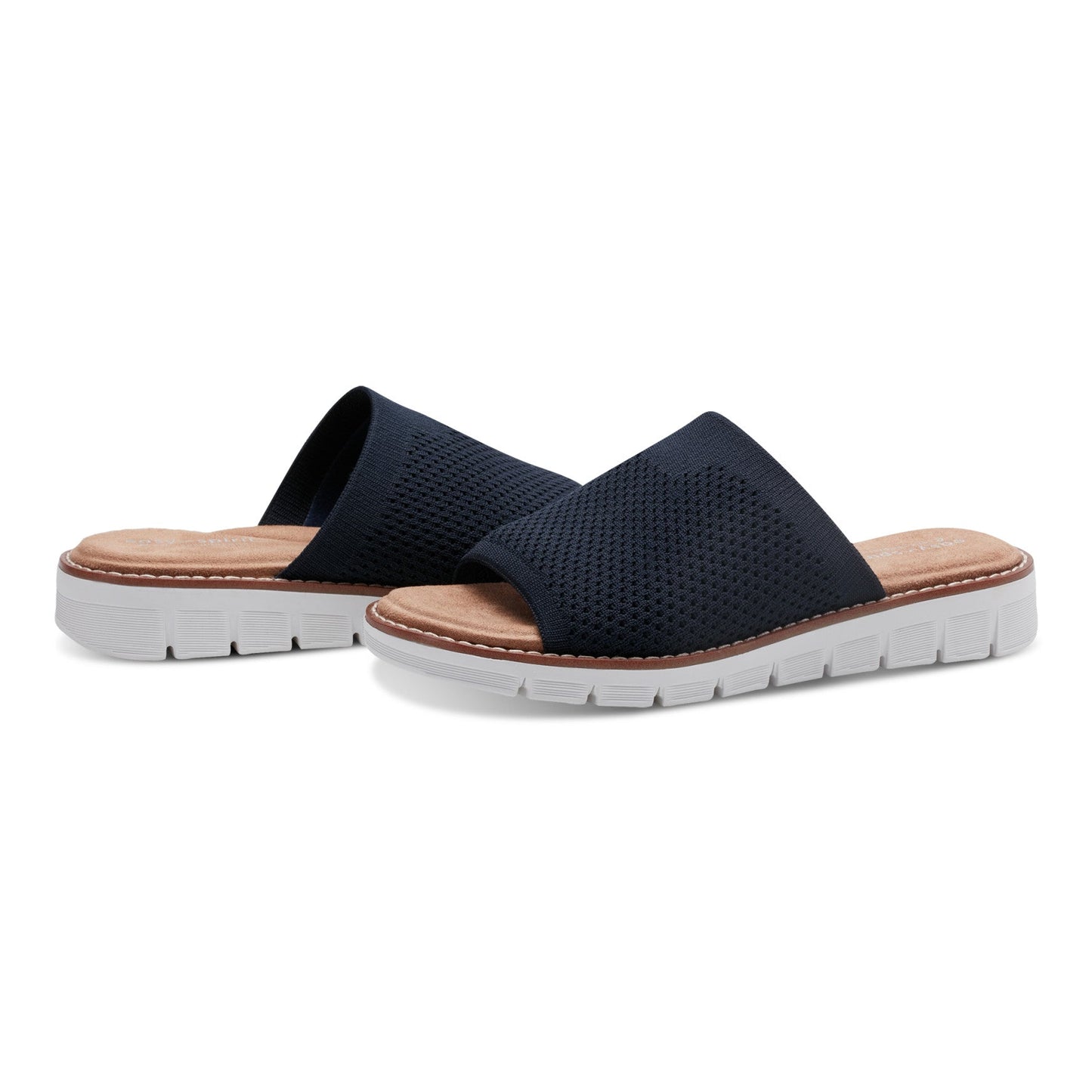 Easy Spirit Julisa Flat Sandals - Navy