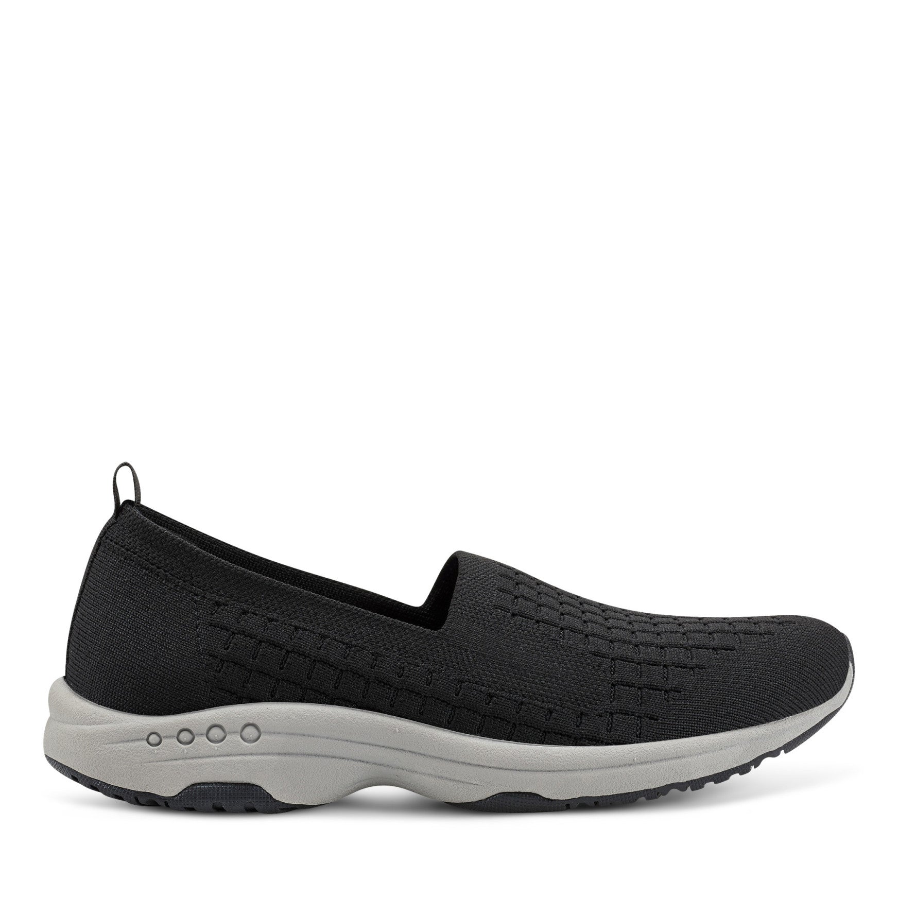 Easy Spirit Tech Eco Slip On Sneakers - Black Recycled Knit