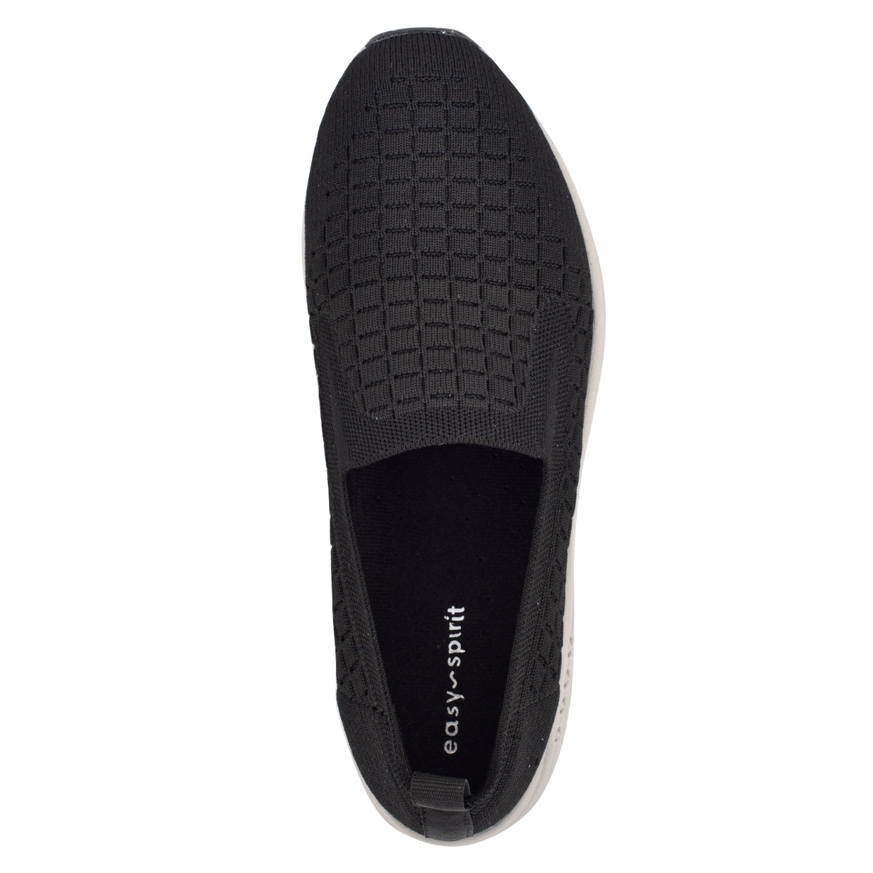 Easy Spirit Tech Eco Slip On Sneakers - Black Recycled Knit