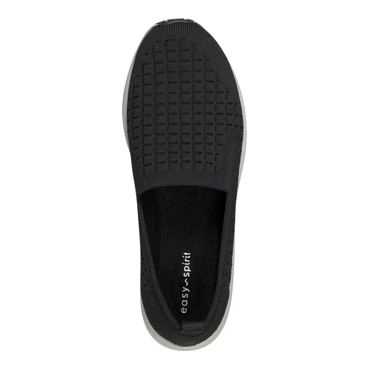 Easy Spirit Tech Eco Slip On Sneakers - Black Recycled Knit