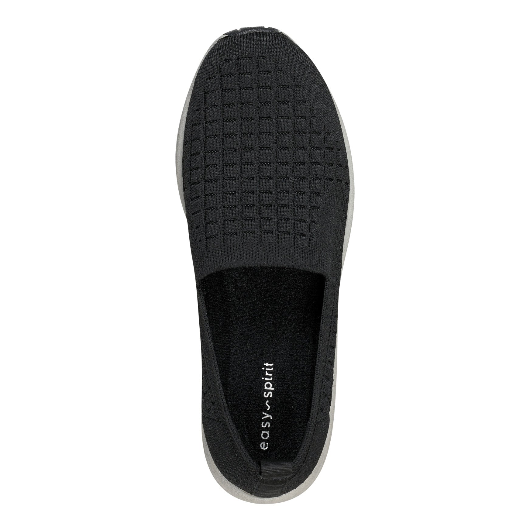 Easy Spirit Tech Eco Slip On Sneakers - Black Recycled Knit