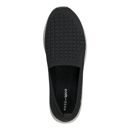 Easy Spirit Tech Eco Slip On Sneakers - Black Recycled Knit
