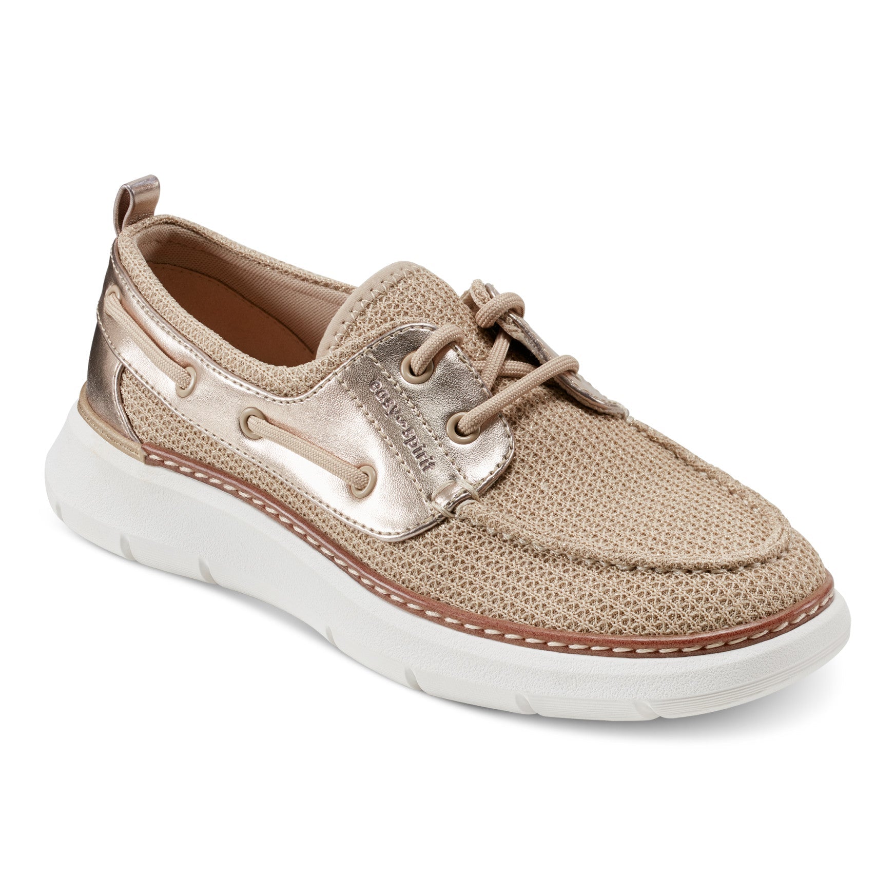 Easy Spirit Charter Casual Boat Shoes - Natural
