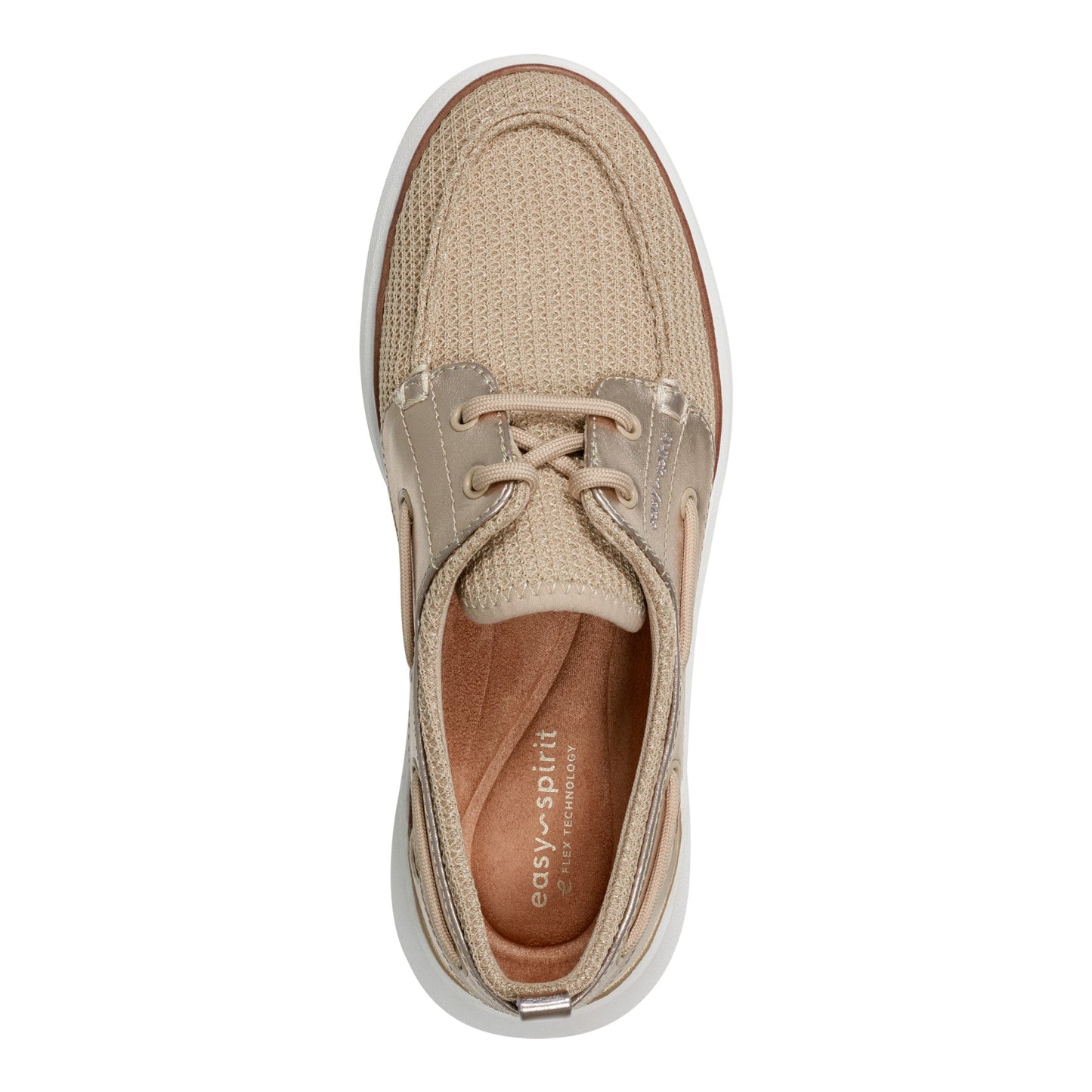 Easy Spirit Charter Casual Boat Shoes - Natural