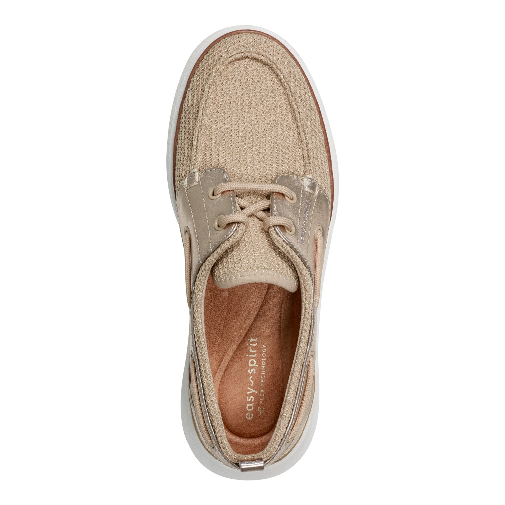 Easy Spirit Charter Casual Boat Shoes - Natural