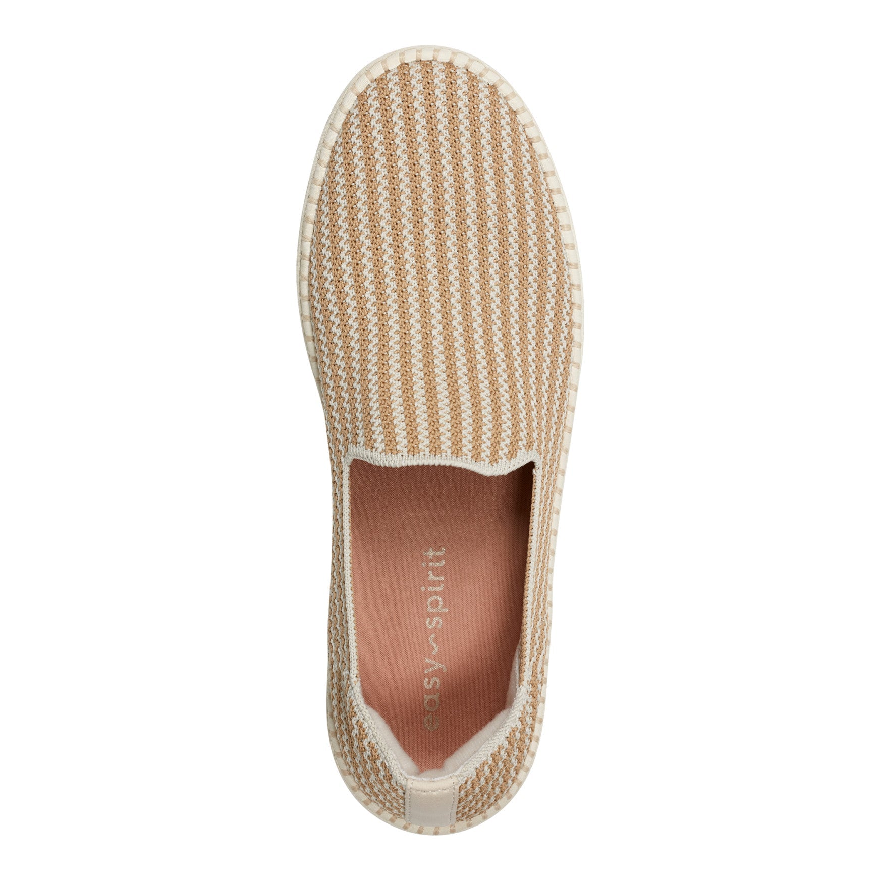 Easy Spirit Presley Casual Slip On Flats - Cream Multi Stripe