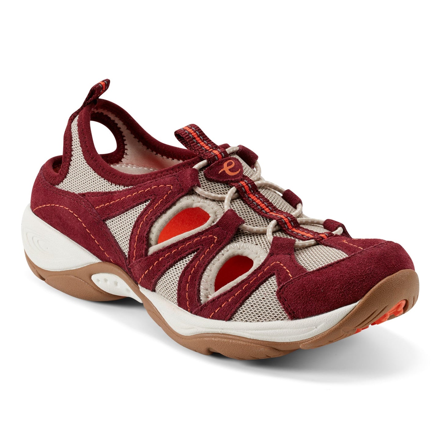 Easy Spirit Earthen Walking Shoes - Dark Red