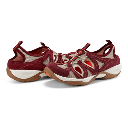 Easy Spirit Earthen Walking Shoes - Dark Red
