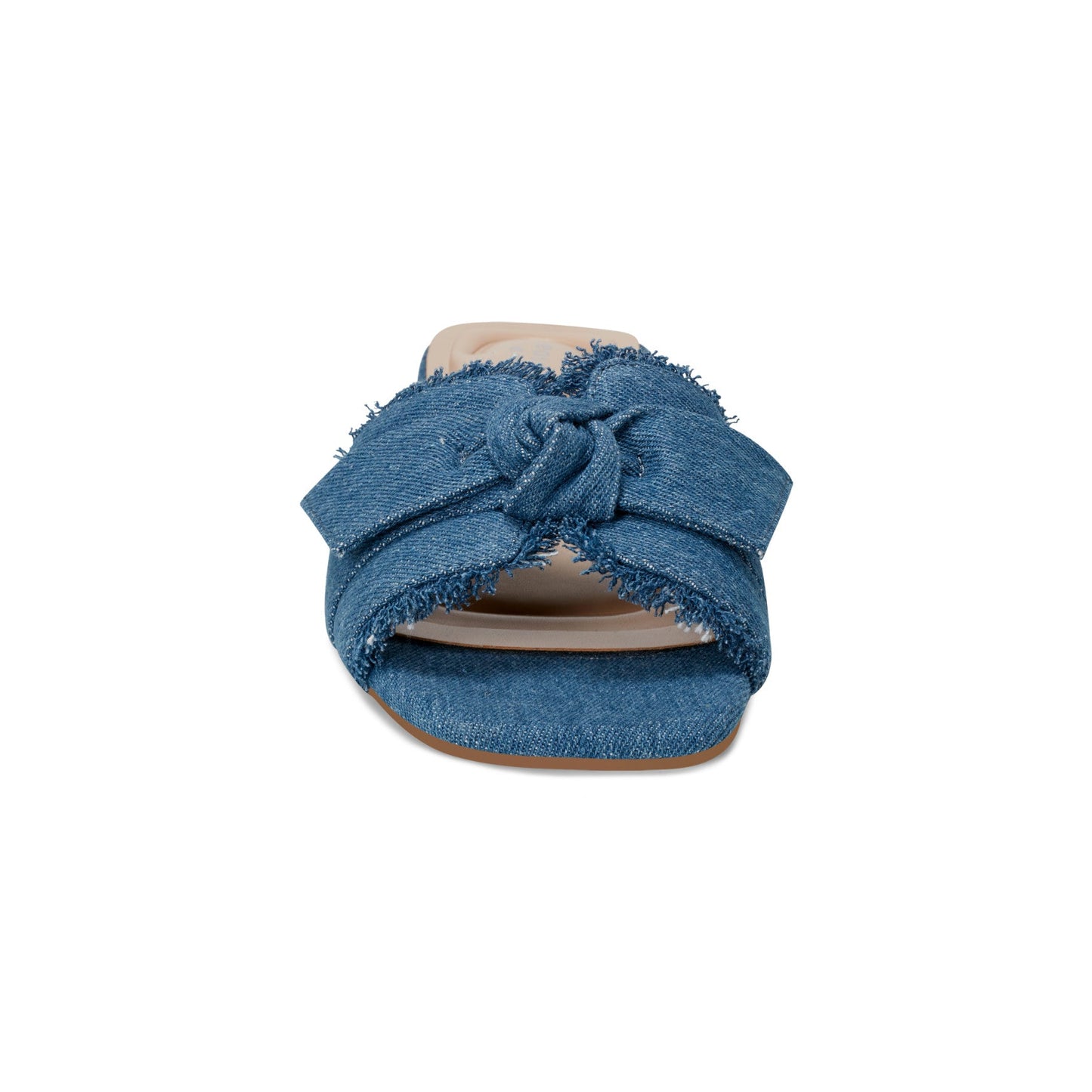 Easy Spirit Girly Bow Slide Sandals - Denim