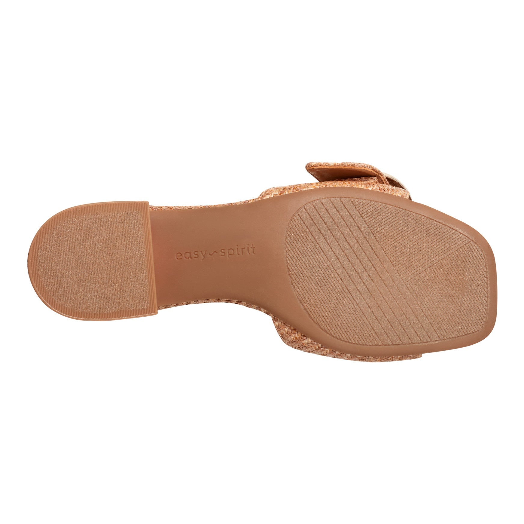 Easy Spirit Roxana Slide Sandals - Natural Raffia