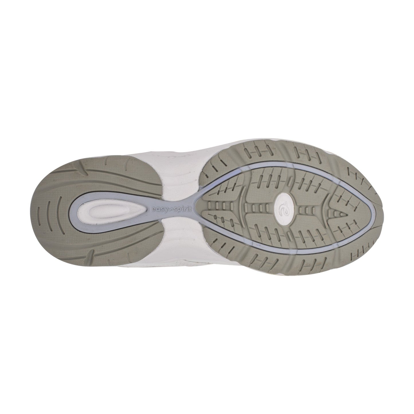 Easy Spirit Argyle Mesh Clogs - White Leather