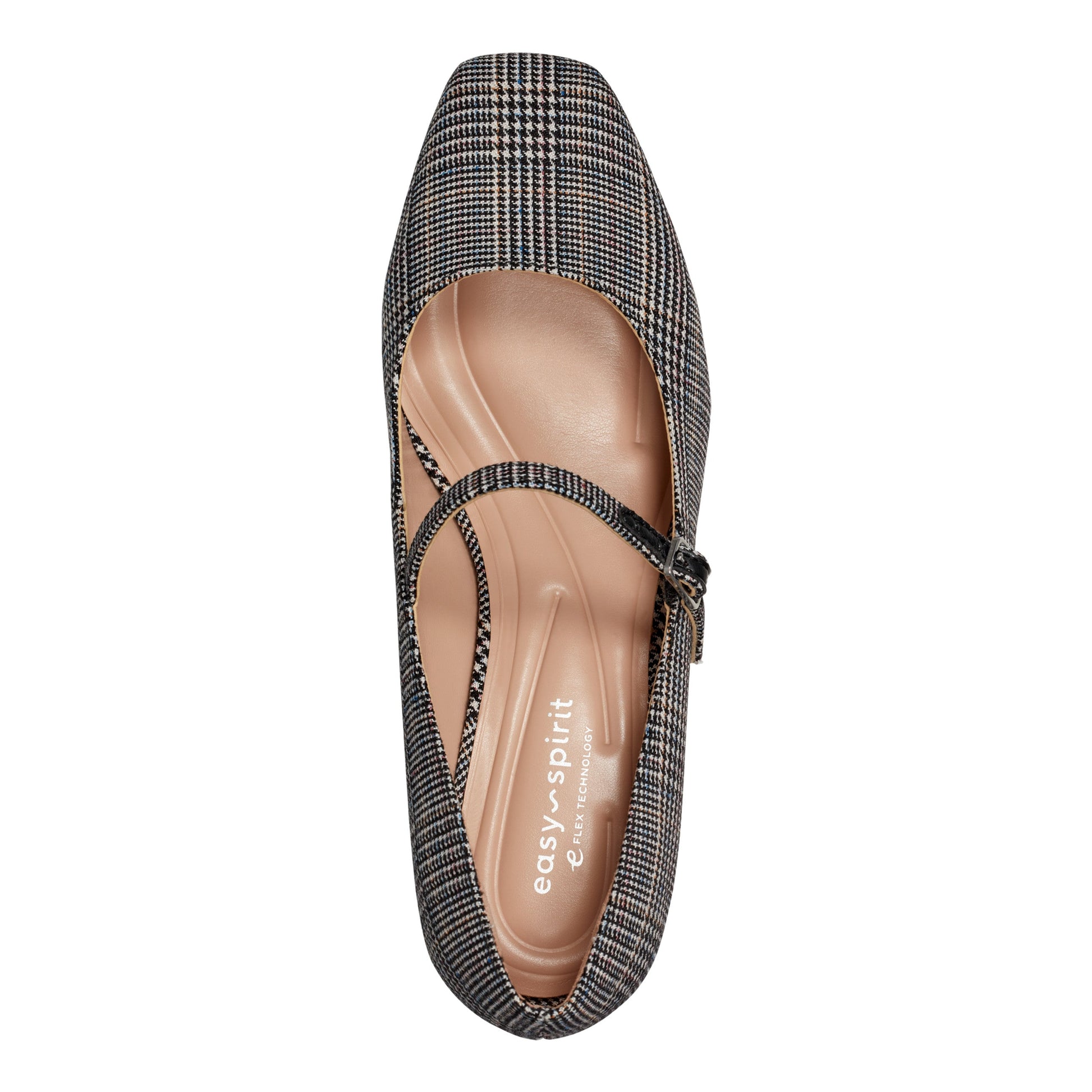 Easy Spirit Marlay Mary Jane Pumps - Black Multi Plaid