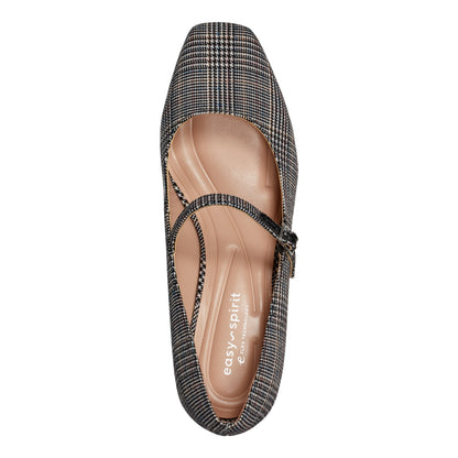Easy Spirit Marlay Mary Jane Pumps - Black Multi Plaid
