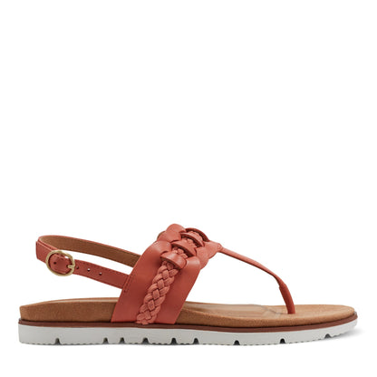 Easy Spirit Elaine Flat Sandals - Orange