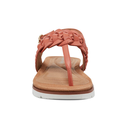 Easy Spirit Elaine Flat Sandals - Orange