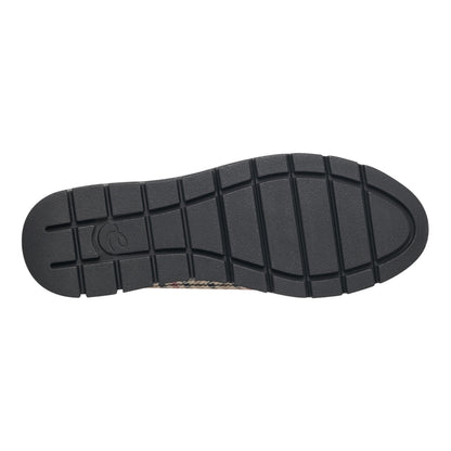 Easy Spirit Vivy Tailored Loafers - Brown Multi Houndstooth