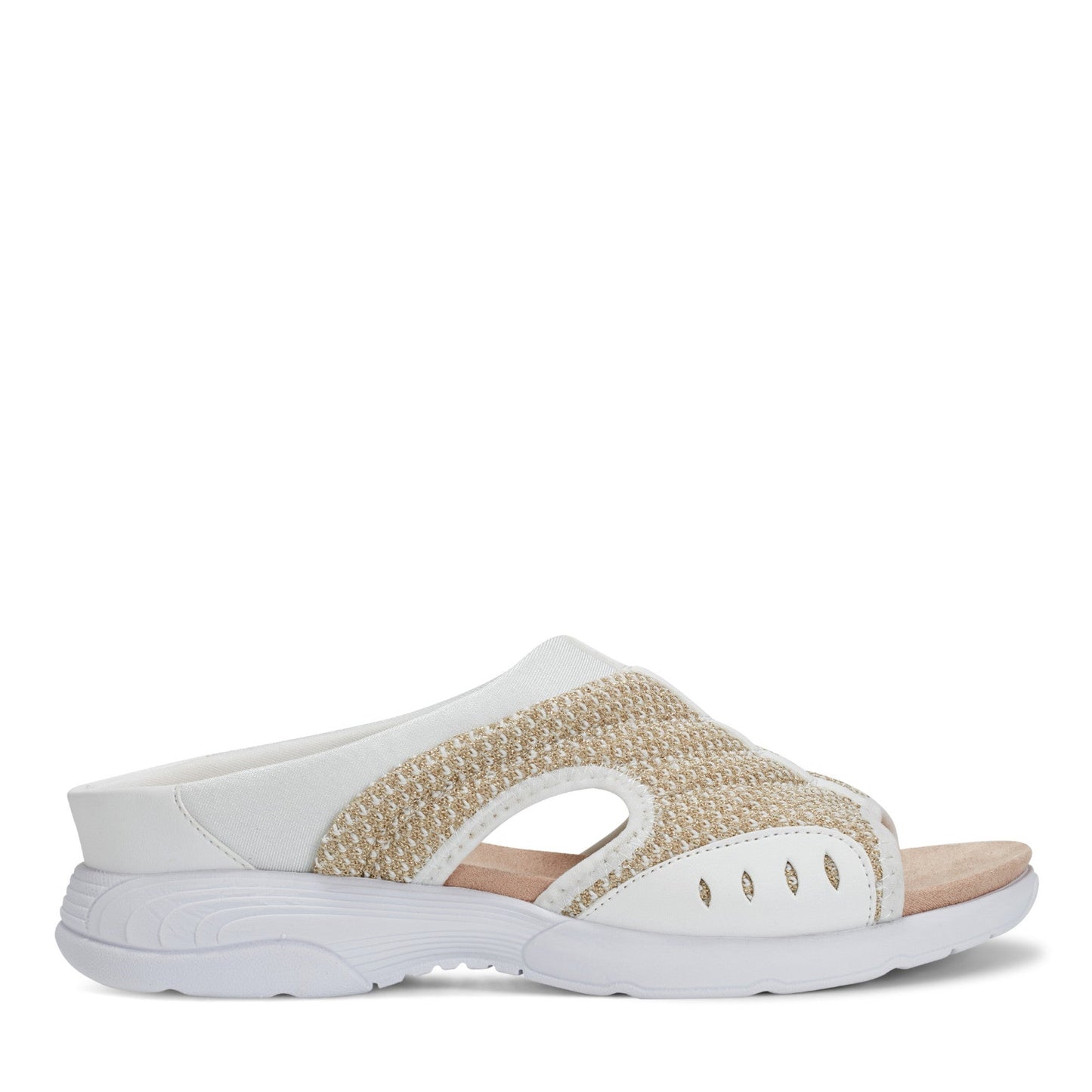 Easy Spirit Traciee Slip On Sandals - Gold
