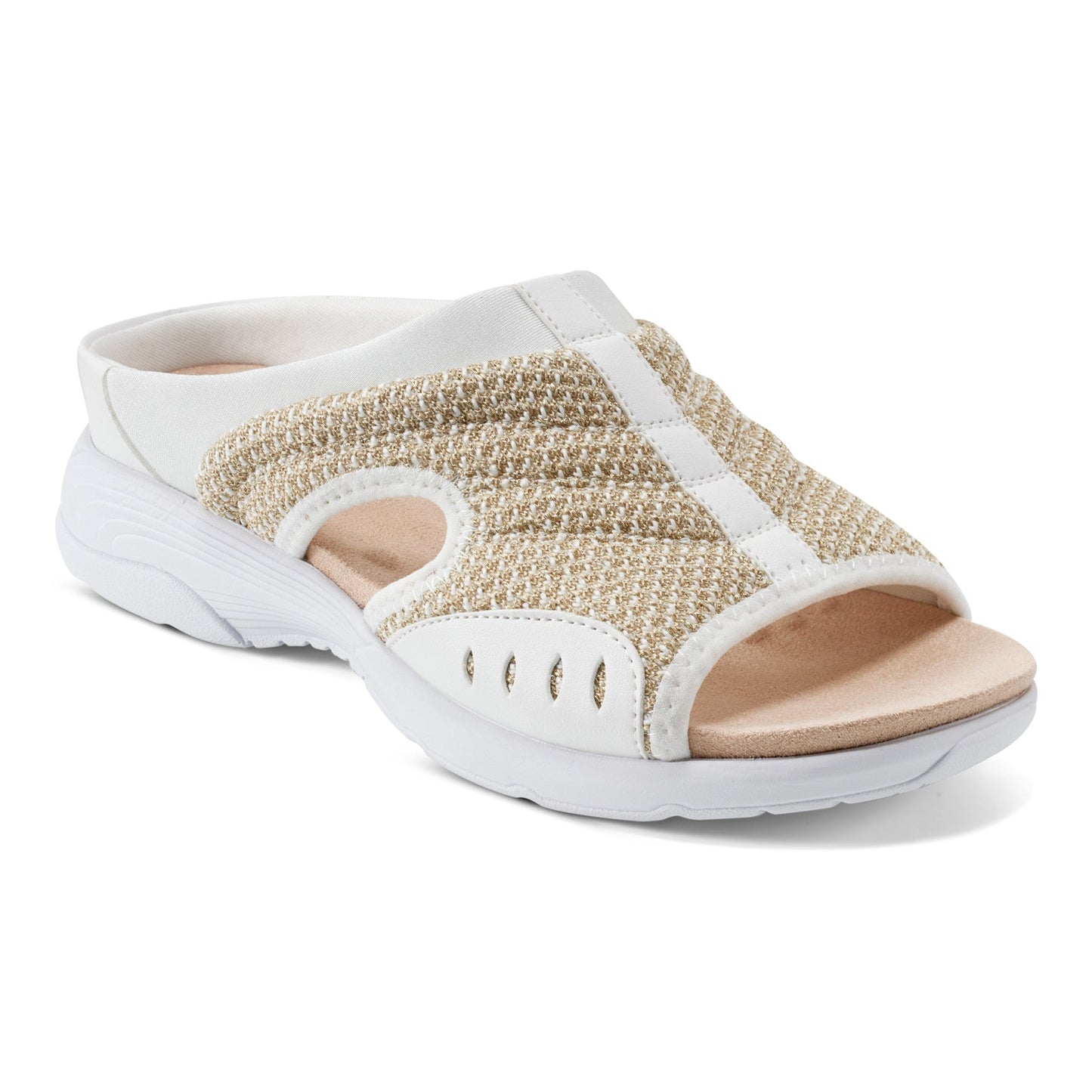 Easy Spirit Traciee Slip On Sandals - Gold