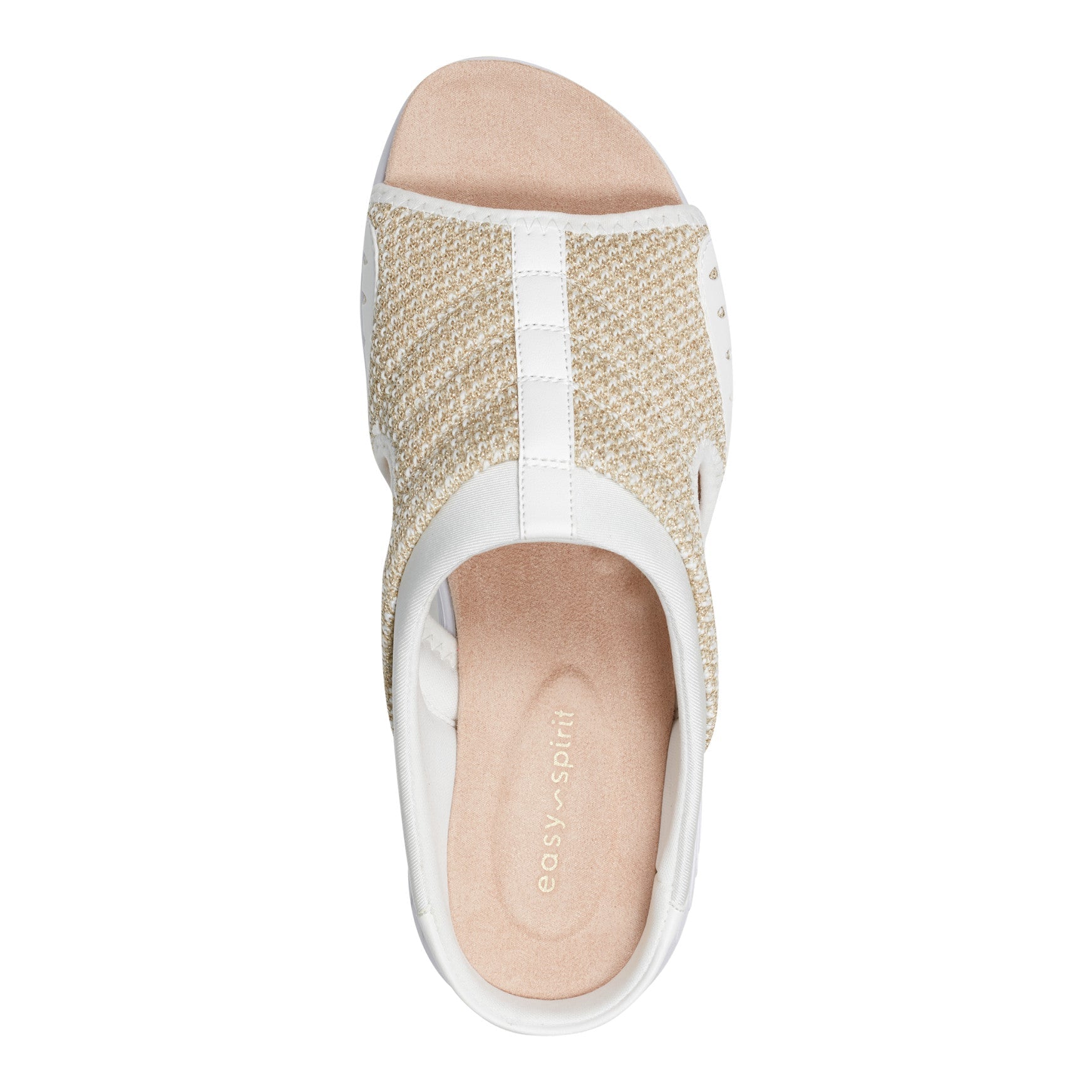 Easy Spirit Traciee Slip On Sandals - Gold