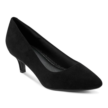 Easy Spirit Lexie Pumps - Black Suede