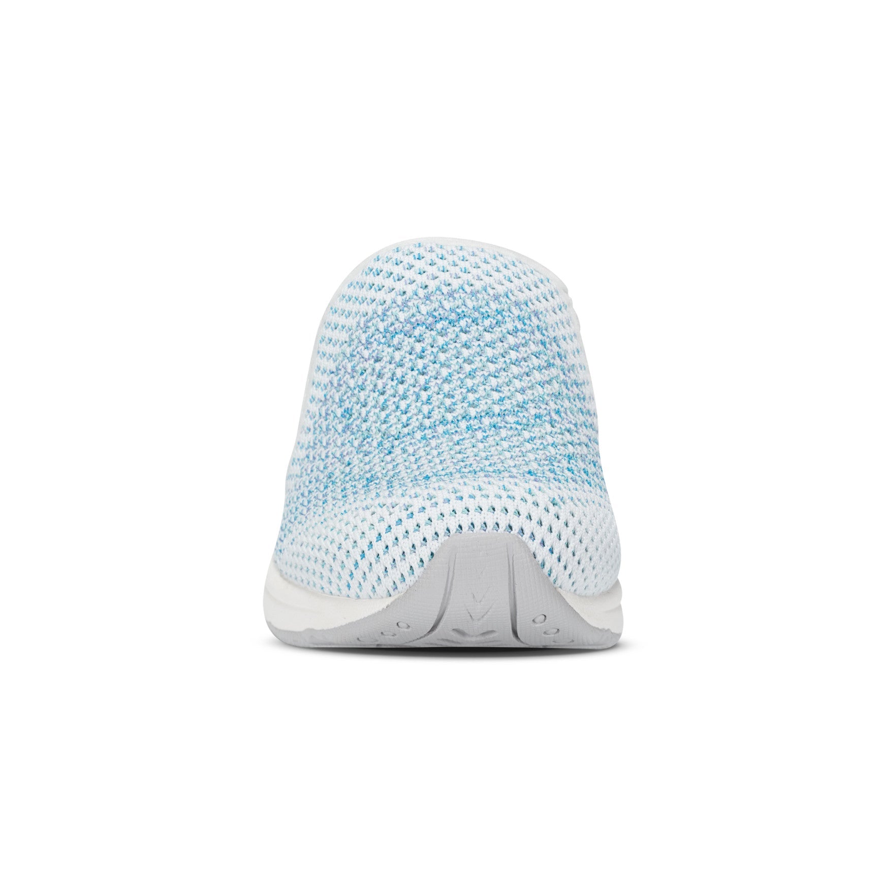 Easy Spirit Takeknit Eco Clogs - White/Blue Knit