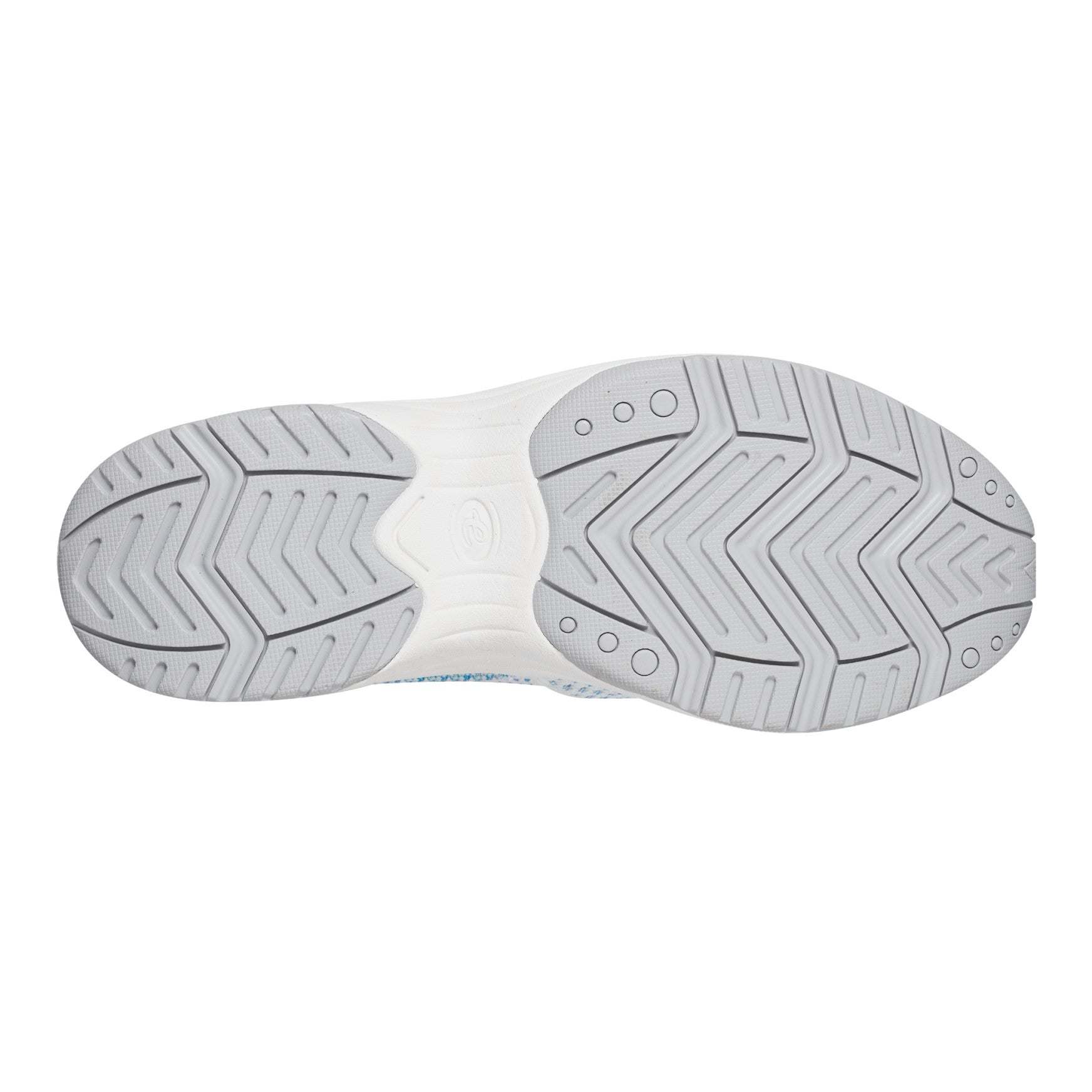 Easy Spirit Takeknit Eco Clogs - White/Blue Knit