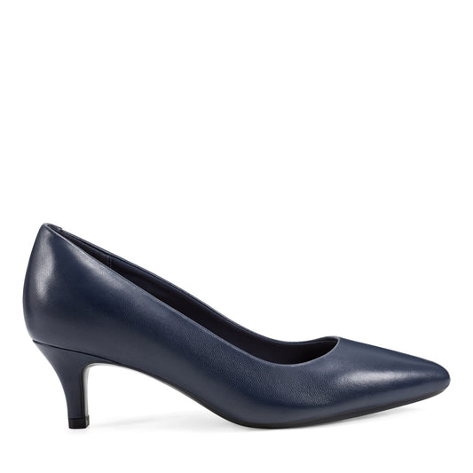 Easy Spirit Lexie Pumps - Navy Leather