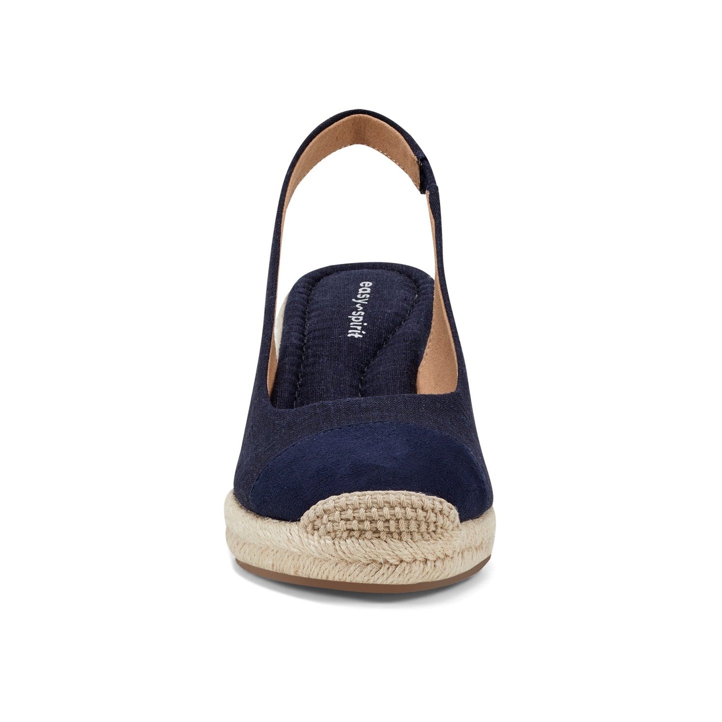 Easy Spirit Margie Platform Wedge Slingbacks - Dark Denim