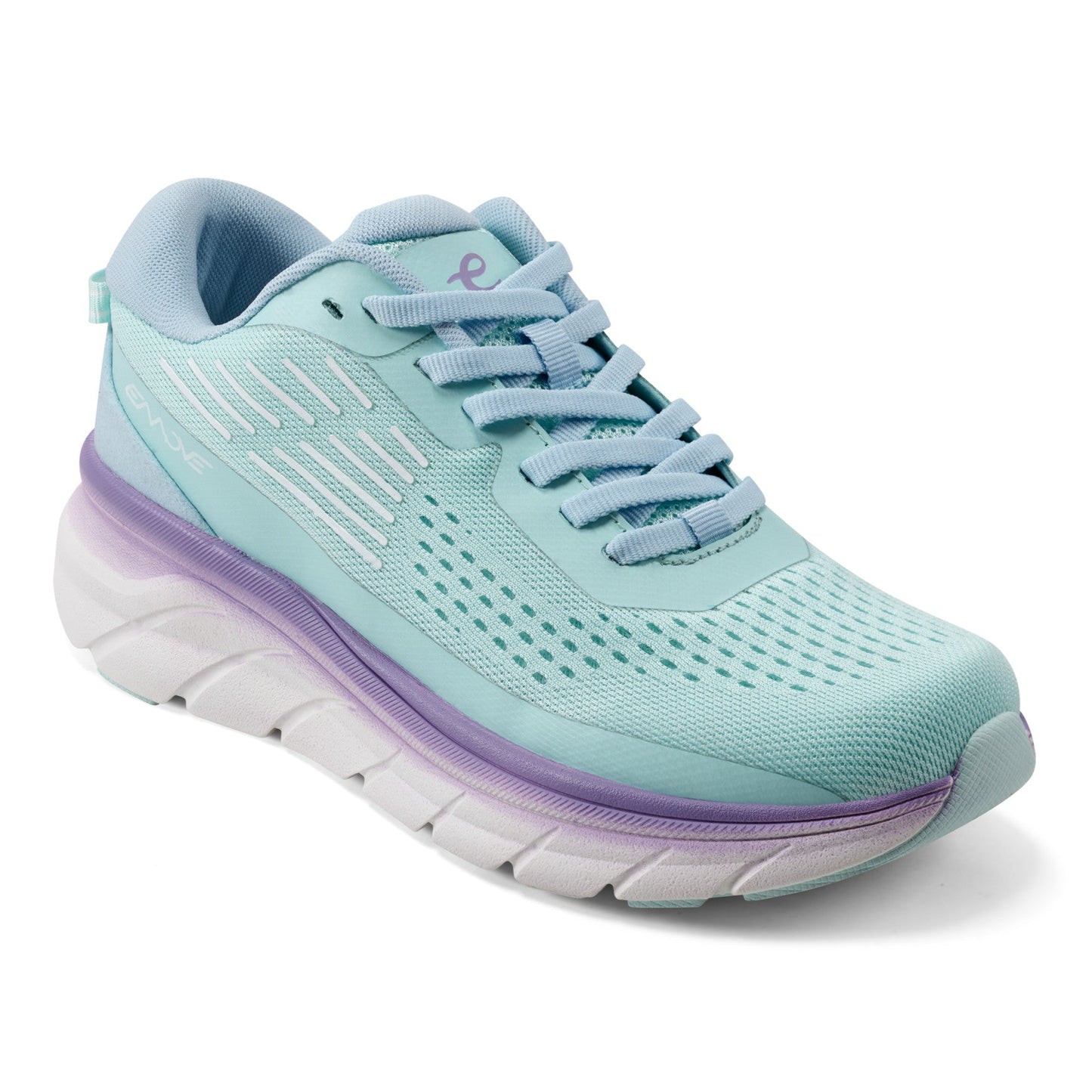 Easy Spirit Denise Austin Mel EMOVE Walking Shoes - Aqua Blue