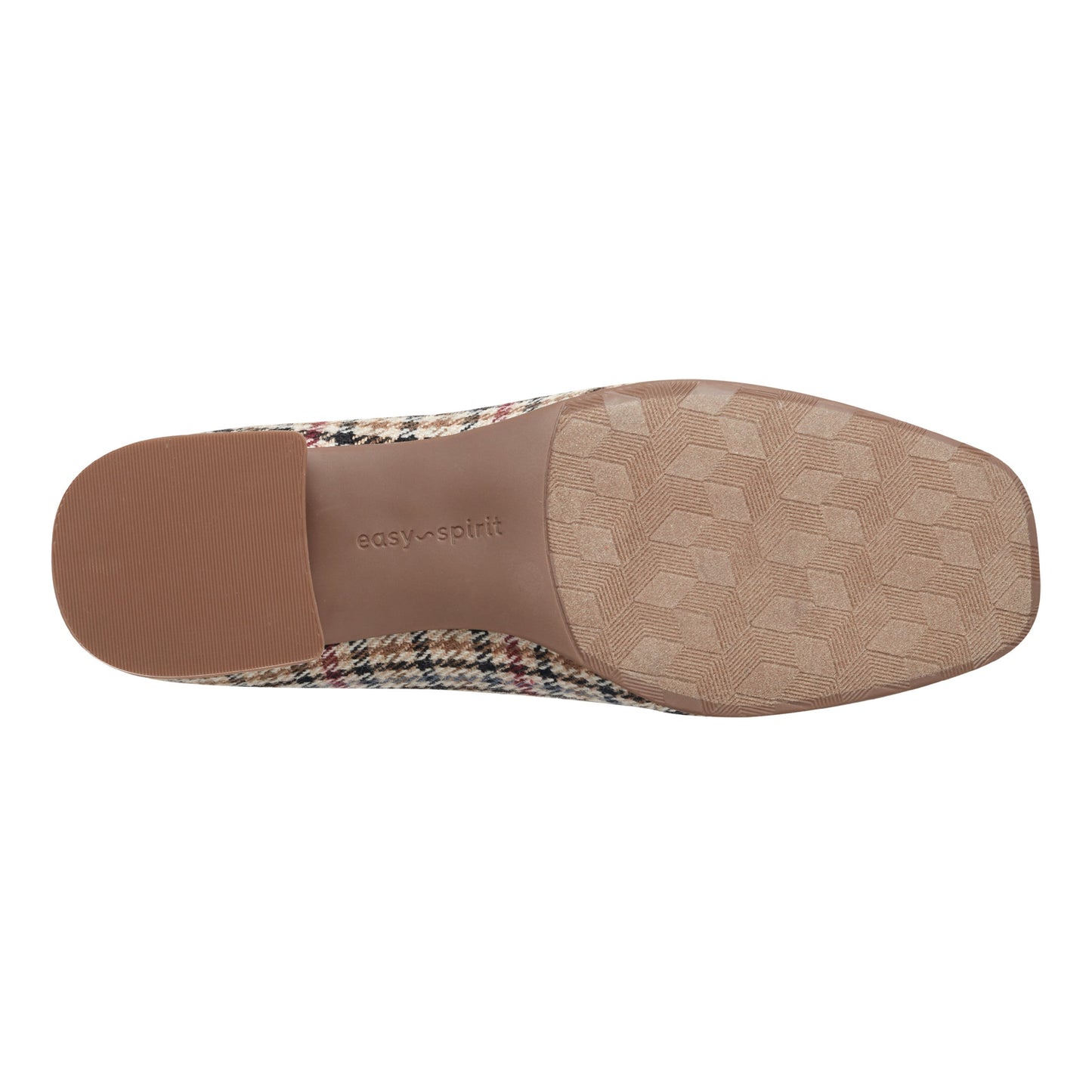 Easy Spirit Franny Dress Loafers - Brown Multi Houndstooth