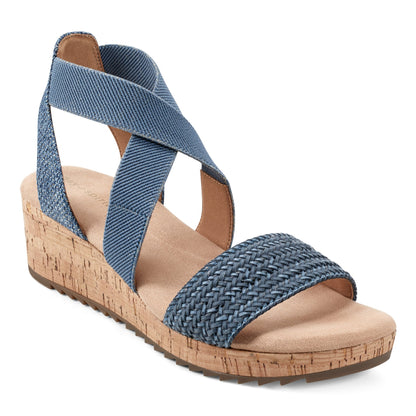 Easy Spirit Lorena Wedge Sandals - Denim