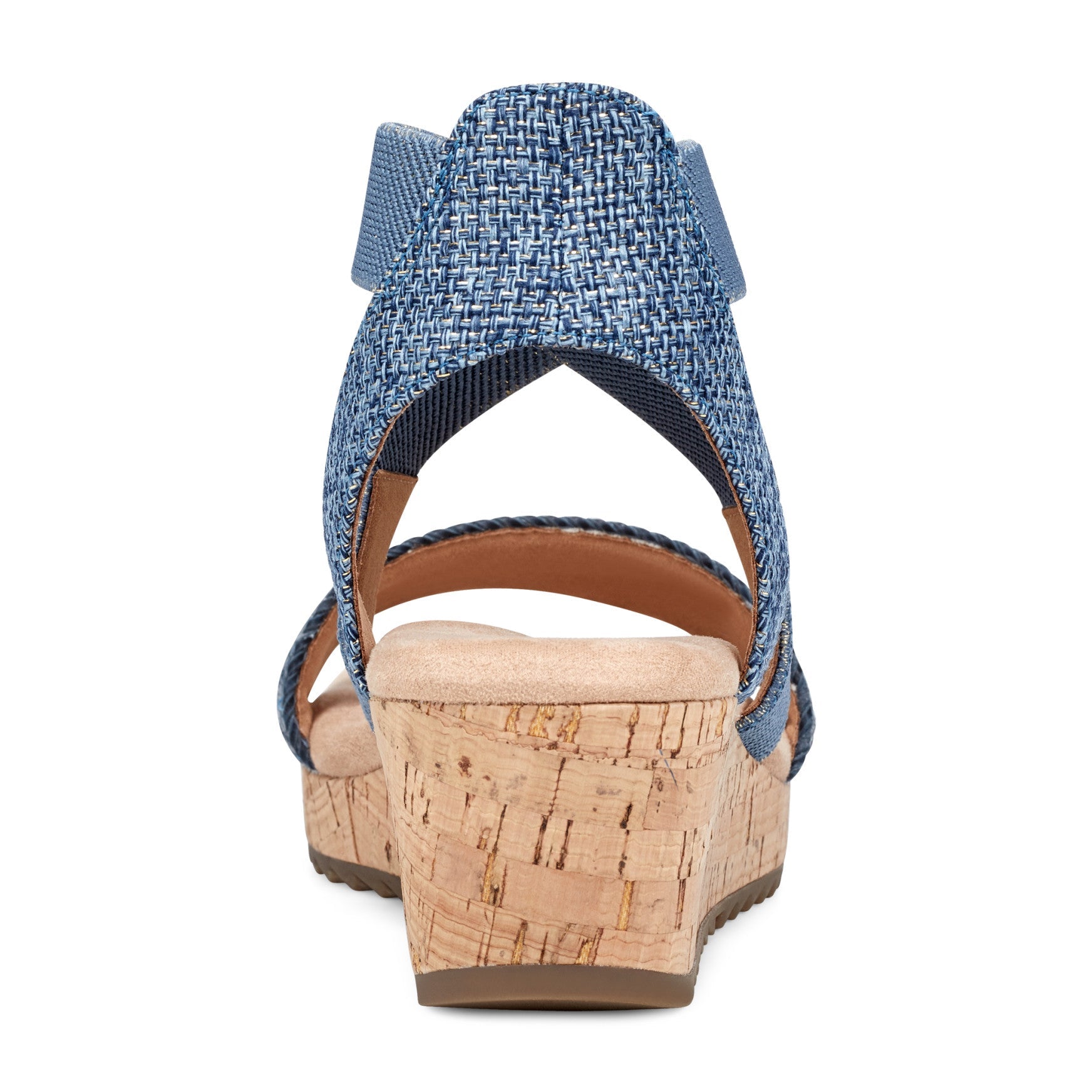 Easy Spirit Lorena Wedge Sandals - Denim
