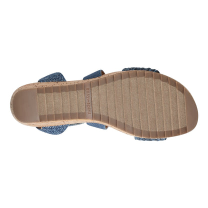 Easy Spirit Lorena Wedge Sandals - Denim