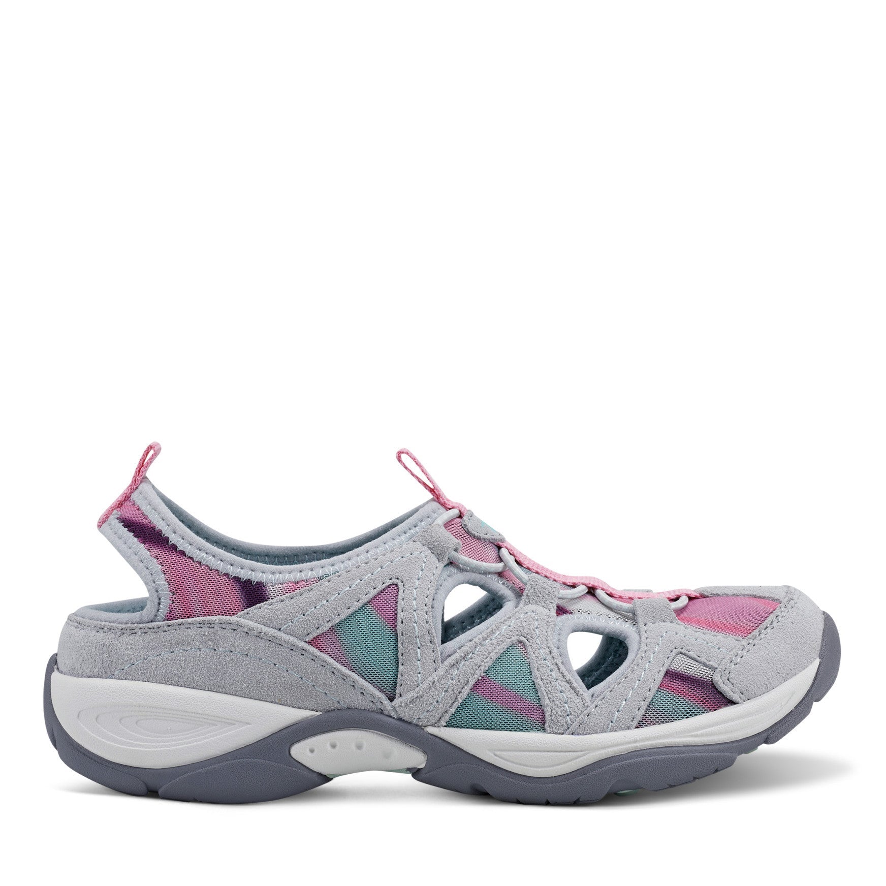 Easy Spirit Earthen Walking Shoes - Light Gray Multi