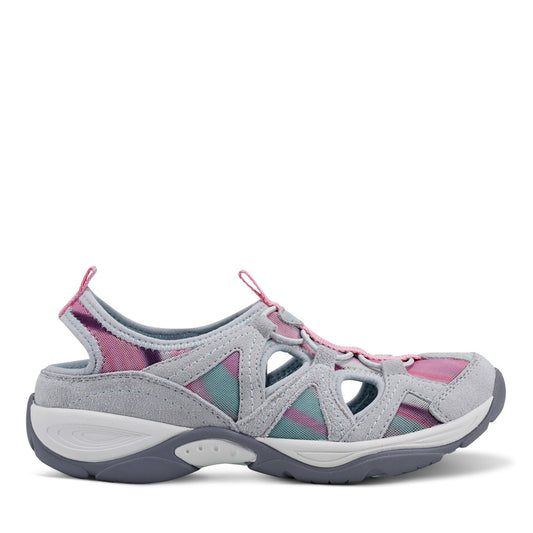 Easy Spirit Earthen Walking Shoes - Light Gray Multi