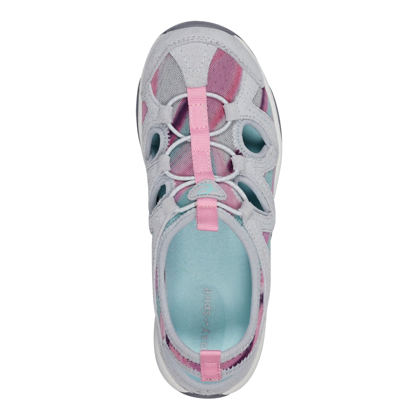 Easy Spirit Earthen Walking Shoes - Light Gray Multi