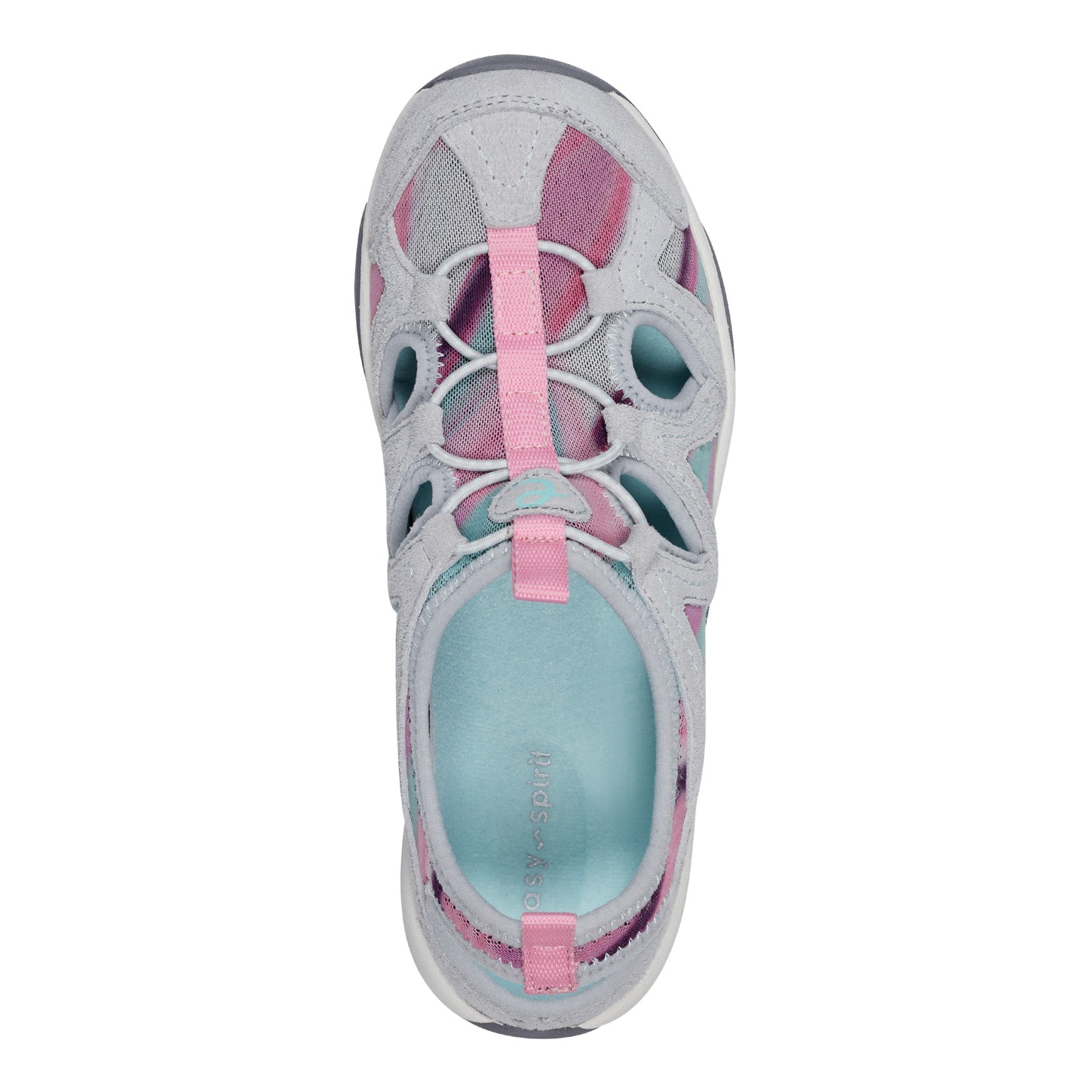 Easy Spirit Earthen Walking Shoes - Light Gray Multi