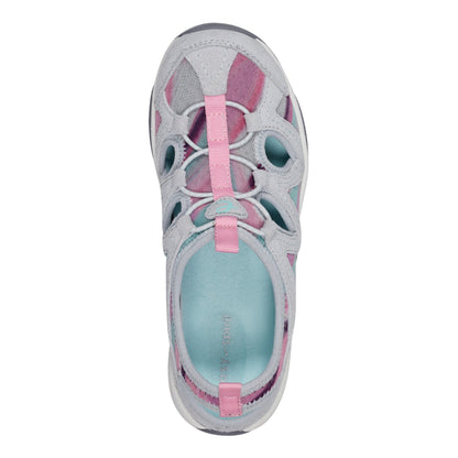 Easy Spirit Earthen Walking Shoes - Light Gray Multi