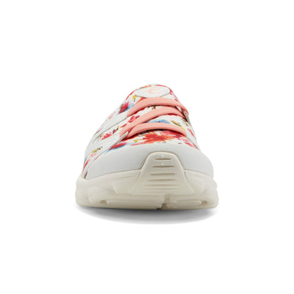 Easy Spirit Riptide Clogs - White/Red Floral Multi