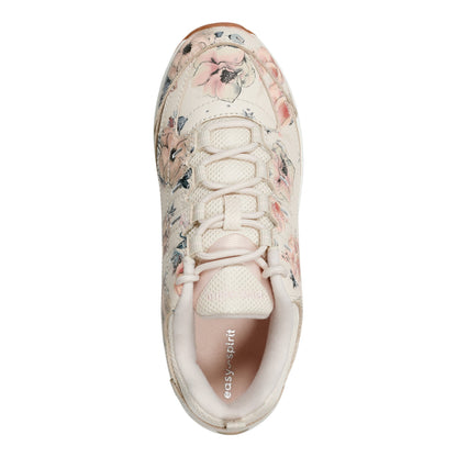 Easy Spirit Romy Walking Shoes - Natural Floral Print