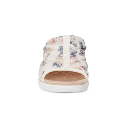 Easy Spirit Traciee Slip On Sandals - Ivory Floral Print