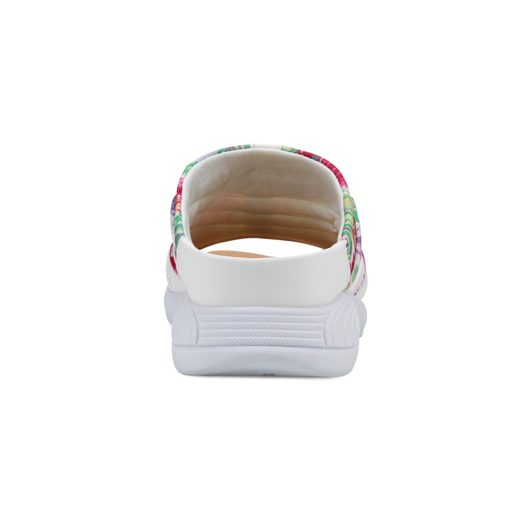 Easy Spirit Traciee Slip On Sandals - White Floral