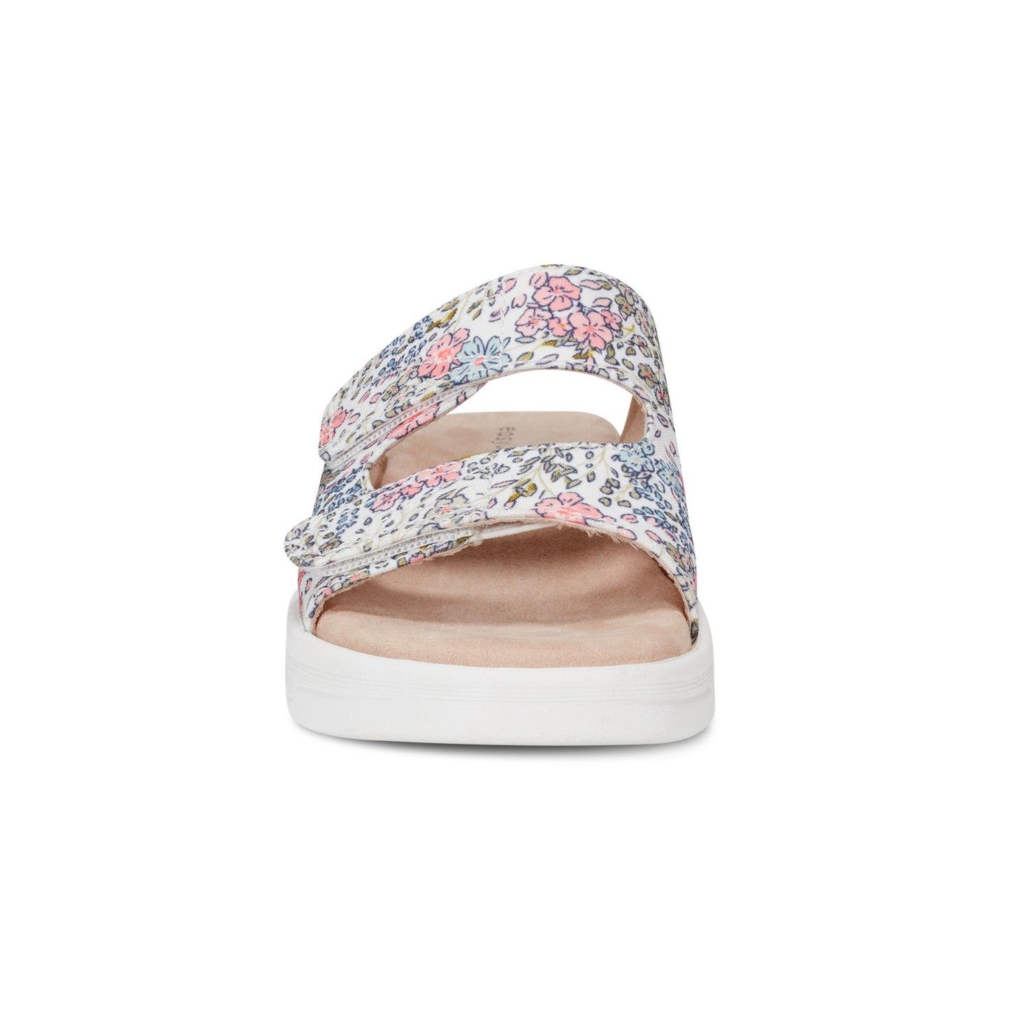 Easy Spirit Red Slip On Sandals - White Floral
