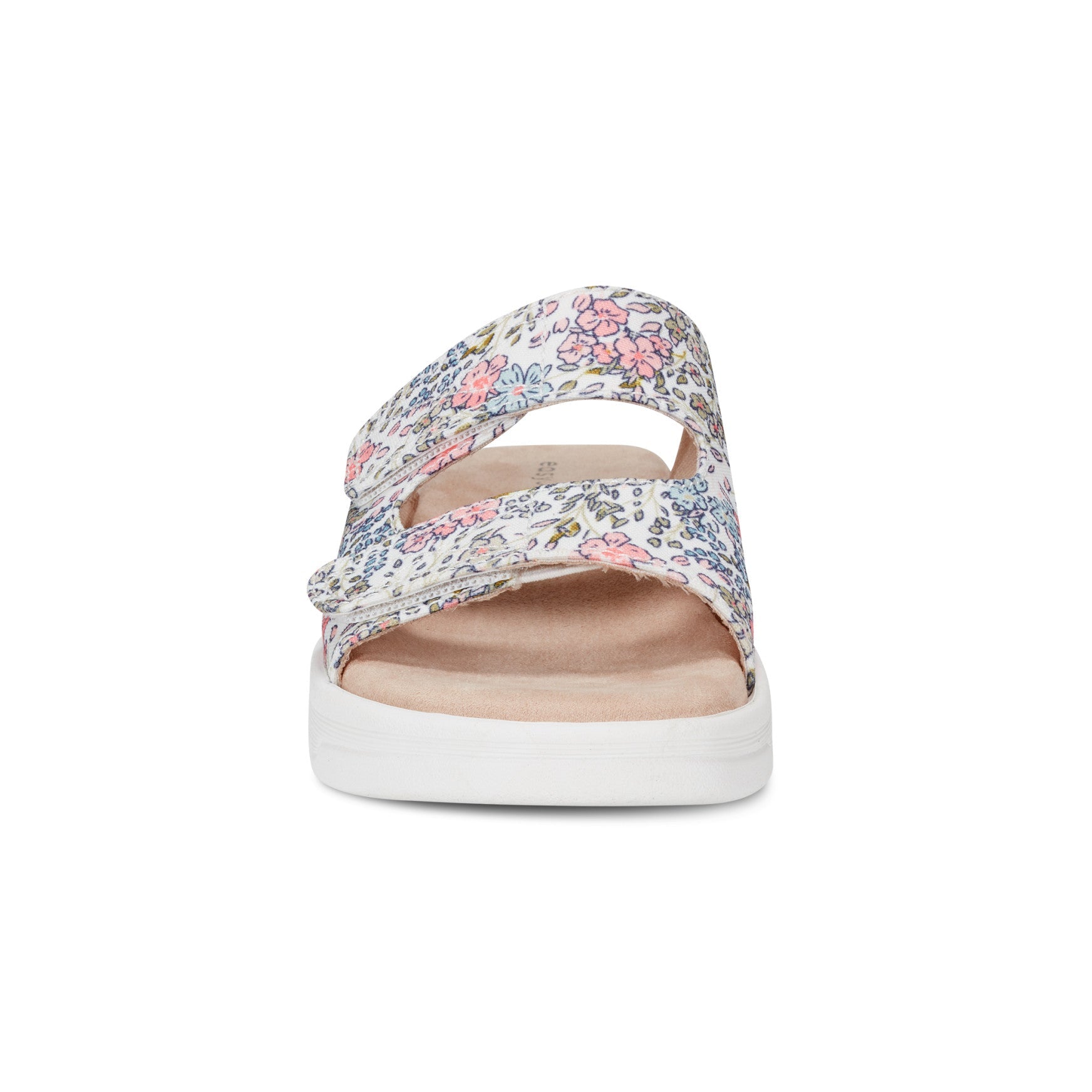 Easy Spirit Red Slip On Sandals - White Floral