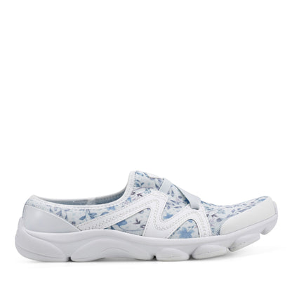 Easy Spirit Riptide Clogs - White/Blue Floral