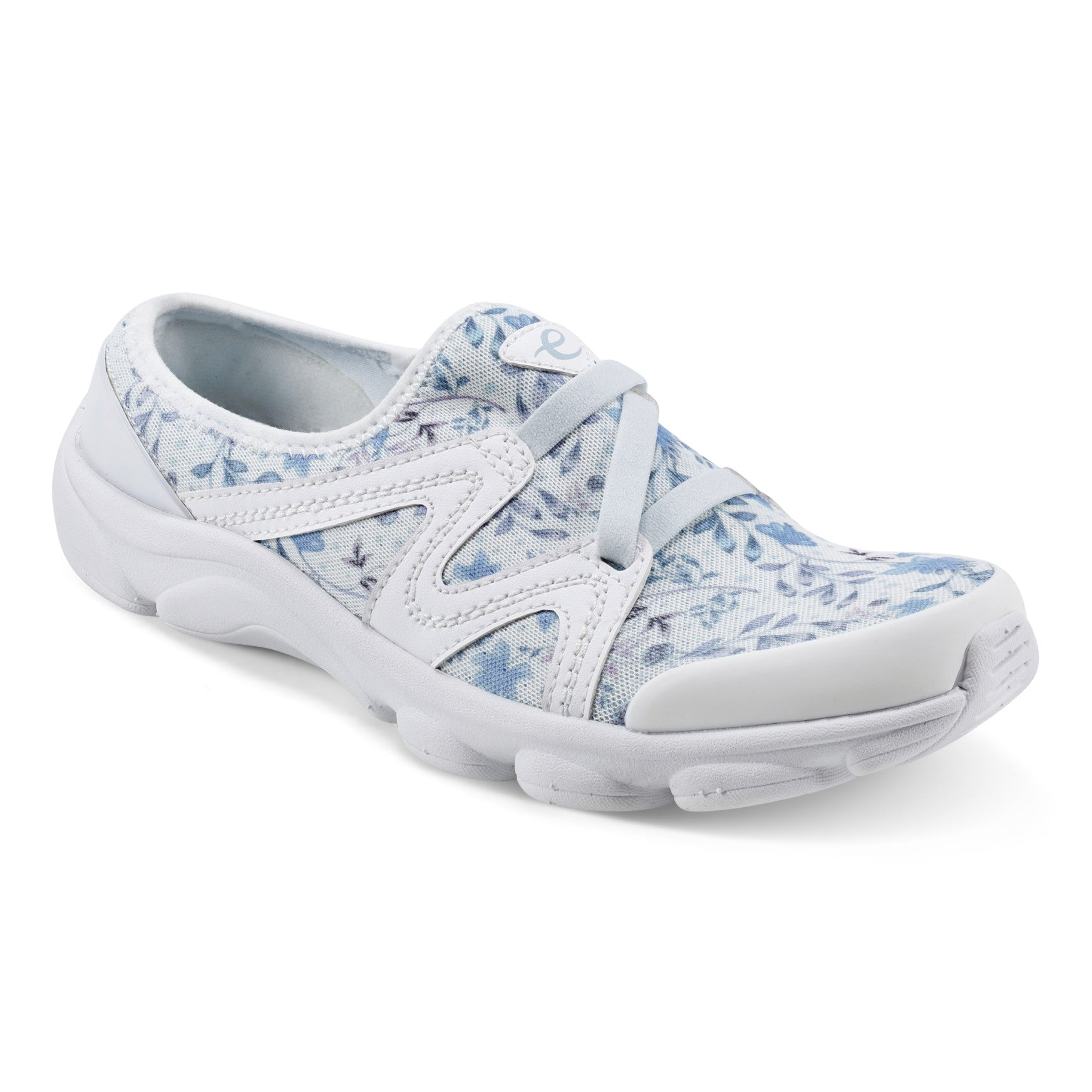 Easy Spirit Riptide Clogs - White/Blue Floral